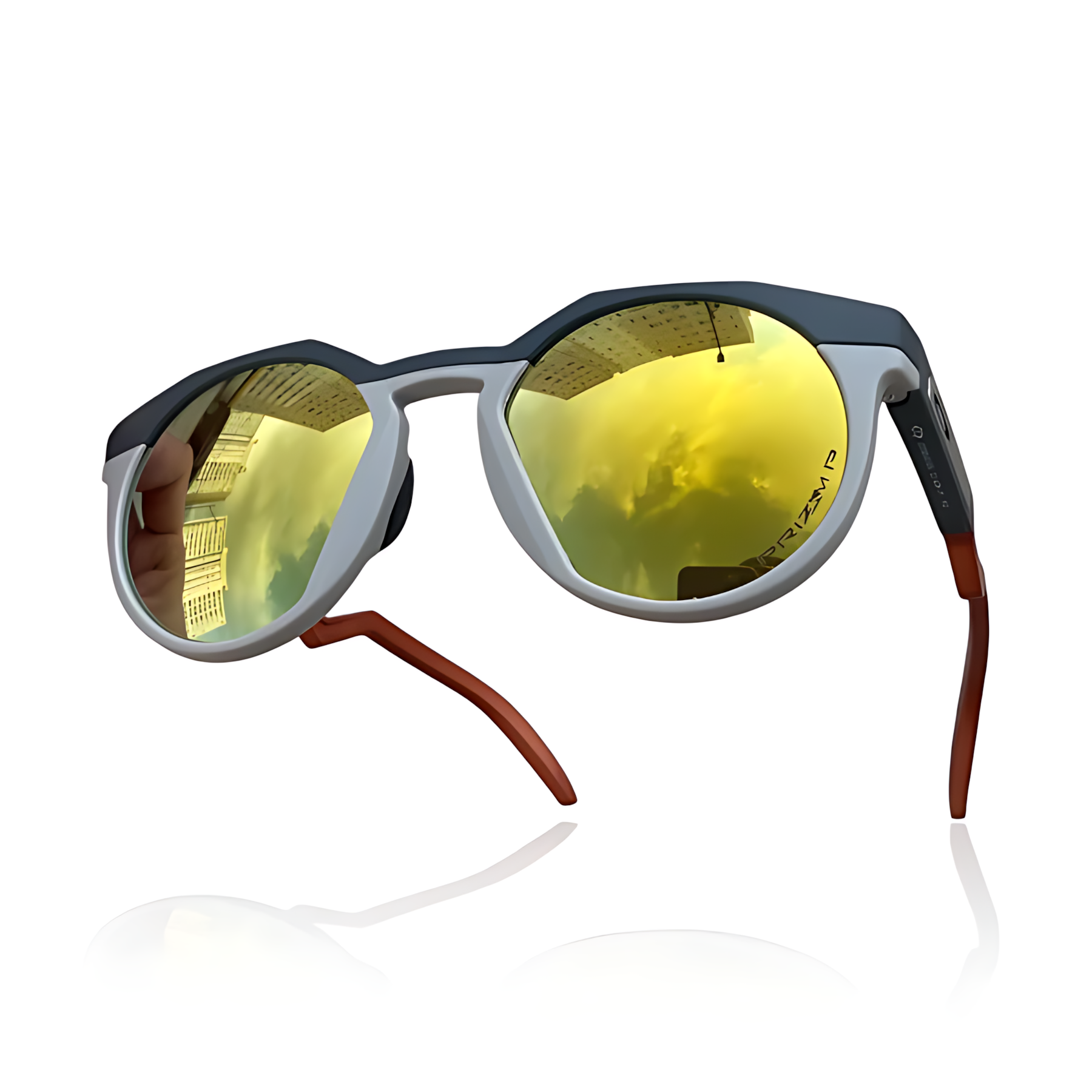 HSTN — Cinza Escuro Claro Lente Gold