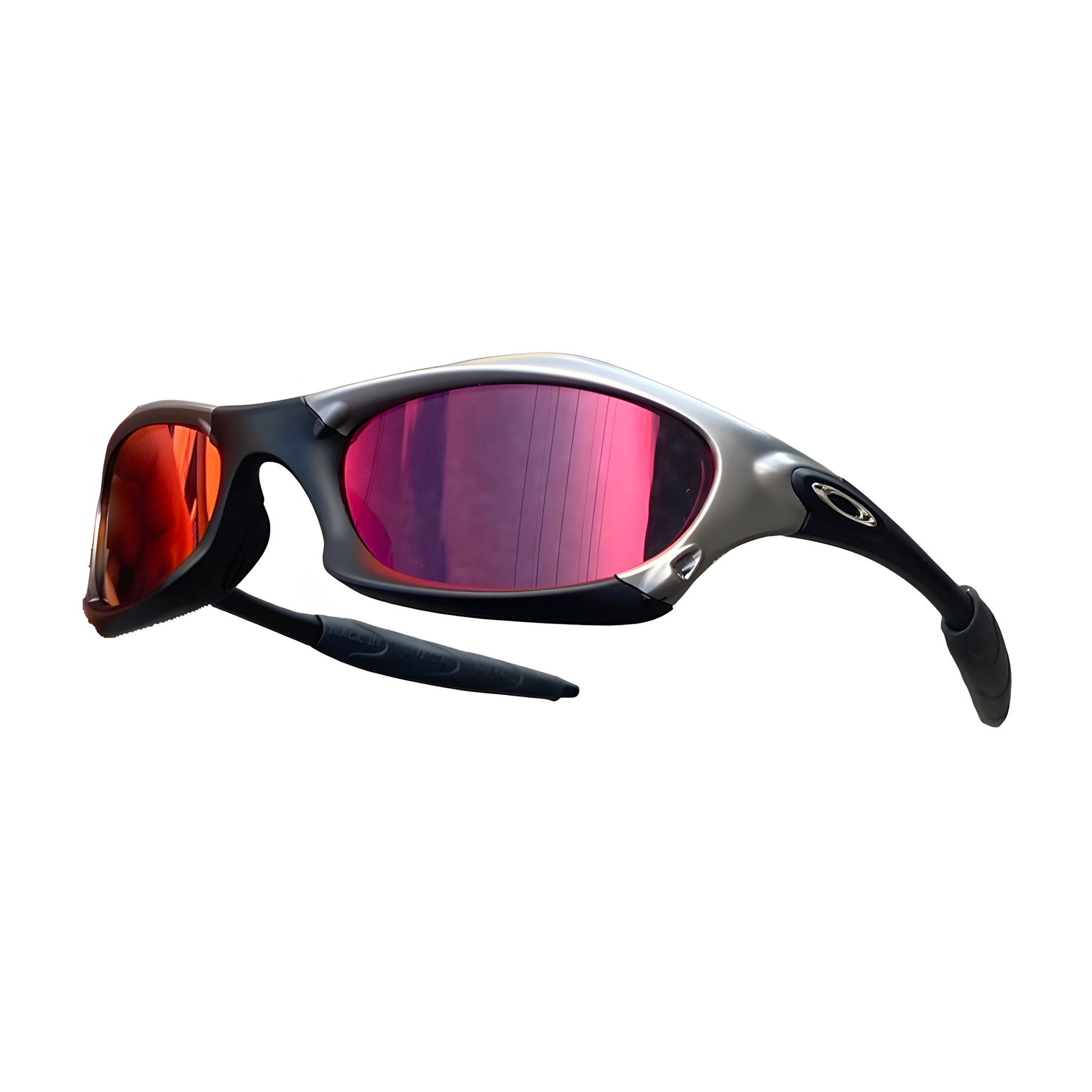 Splice — Cinza com Preto Lente Dark Ruby
